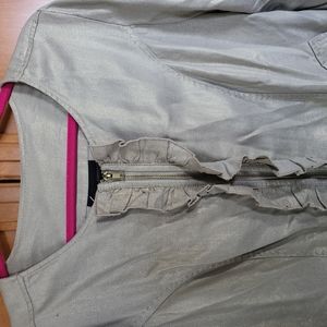 Gold linen Jacket 14